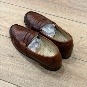 Cole Haan Old Money Brown Leather Slip-On Penny Loafers Shoes / Men’s 6-6.5